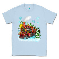 Dusty Blue christmas polar express Classic Tee - Zillion Design Studio