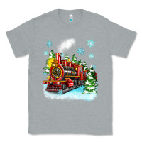 Heather Grey christmas polar express Classic Tee - Zillion Design Studio
