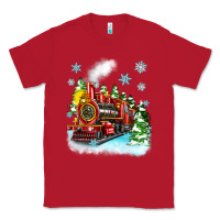 Red christmas polar express Classic Tee - Zillion Design Studio