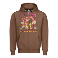 Chestnut stay trippy little hippie tbw Zipper Hoodie - texasbilliewilder