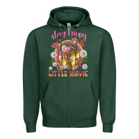 Sports Green stay trippy little hippie tbw Zipper Hoodie - texasbilliewilder