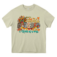 Mossy Thankful Blessed Kind Of Mess Heavy Core Tee - CowhideDigitalArt