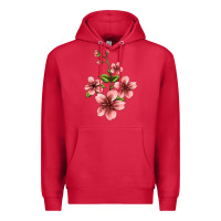 Cardinal pink flowers hibiscus Premium Hoodie - Jasminsmagicworld