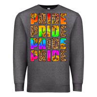 Charcoal Heather pride pride pride pride Premium Sweatshirt - HRA Design Shop