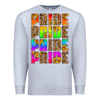 Heather Grey pride pride pride pride Premium Sweatshirt - HRA Design Shop