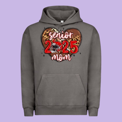 Senior 2025 Mom Football Urban Hoodie Designed By Maliassmallbusiness