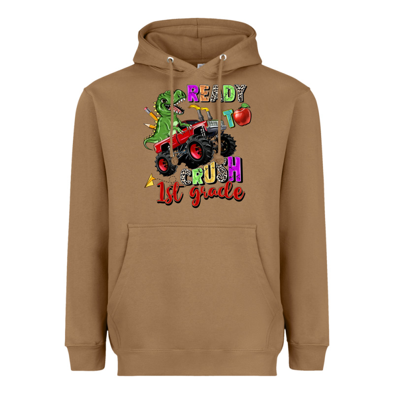 Ready To Crush 1st Grade Heavyweight Hoodie by Zillion Design Studio | Teevron