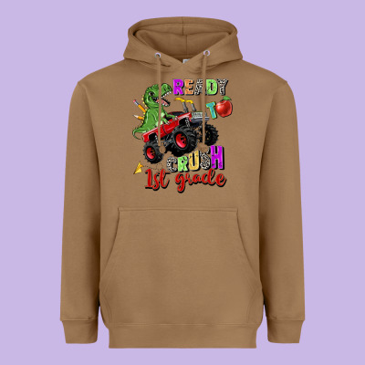 Ready To Crush 1st Grade Heavyweight Hoodie Designed By Zillion Design Studio
