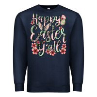 Navy Easter Day Happy Easter y'all Premium Sweatshirt - OliviaCreatesArt