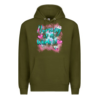 Army Green nursing is a work of Premium Hoodie - BarkalooDesign