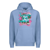 Colony Blue nursing is a work of Premium Hoodie - BarkalooDesign