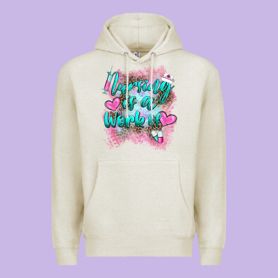 Nursing Is A Work Of Premium Hoodie Designed By Barkaloodesign