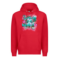 Red nursing is a work of Premium Hoodie - BarkalooDesign