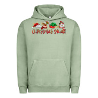 Pigment Oil Green christmas squad Urban Hoodie - MaliasSmallBusiness