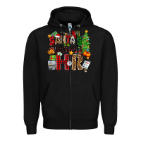 Black santa's favorite hr Zipper Hoodie - Zillion Design Studio