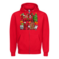 Red santa's favorite hr Zipper Hoodie - Zillion Design Studio