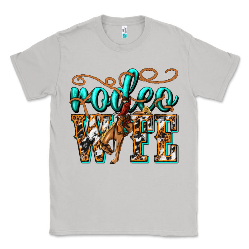 Rodeo Wife Western Classic Tee by texasbilliewilder | Teevron