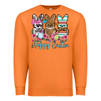 Carrot Happy Easter western peeps Premium Sweatshirt - OliviaCreatesArt