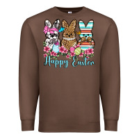 Chestnut Happy Easter western peeps Premium Sweatshirt - OliviaCreatesArt