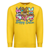 Lemon Happy Easter western peeps Premium Sweatshirt - OliviaCreatesArt