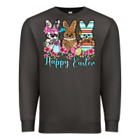 Smoke Happy Easter western peeps Premium Sweatshirt - OliviaCreatesArt