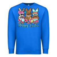 True Royal Happy Easter western peeps Premium Sweatshirt - OliviaCreatesArt