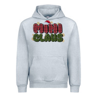 Heather Grey mini claus Urban Hoodie - MaliasSmallBusiness