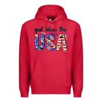 Cardinal god bless the usa Premium Hoodie - NancyCooperArtShop