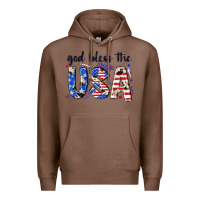 Chestnut god bless the usa Premium Hoodie - NancyCooperArtShop