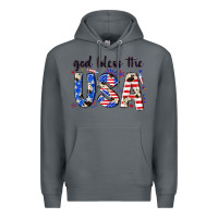 Rock god bless the usa Premium Hoodie - NancyCooperArtShop