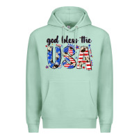 Seafoam god bless the usa Premium Hoodie - NancyCooperArtShop