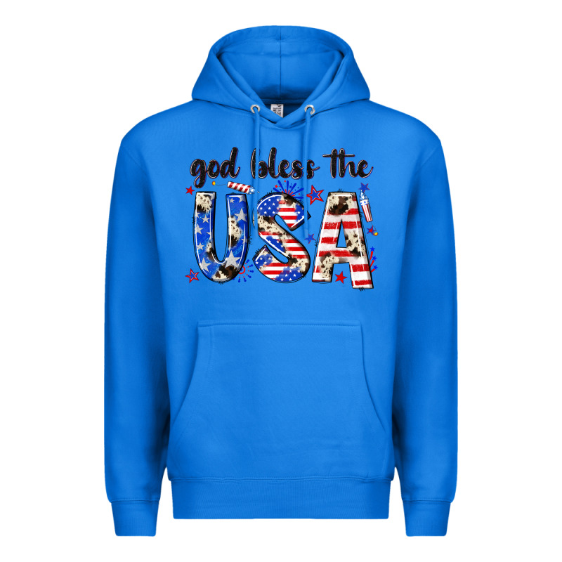 God Bless The Usa Premium Hoodie by NancyCooperArtShop | Teevron