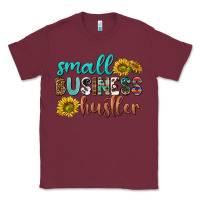 Burgundy small business hustler Classic Tee - texasbilliewilder