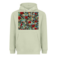Matcha sugar skulls roses tumbler 3 Heavyweight Hoodie - CTS Tumbler Store