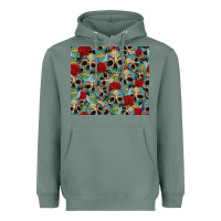 Sage sugar skulls roses tumbler 3 Heavyweight Hoodie - CTS Tumbler Store