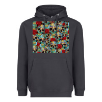 Smoke sugar skulls roses tumbler 3 Heavyweight Hoodie - CTS Tumbler Store