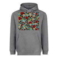Sugar Skulls Roses Tumbler 3 Heavyweight Hoodie | Teevron