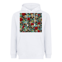 White sugar skulls roses tumbler 3 Heavyweight Hoodie - CTS Tumbler Store