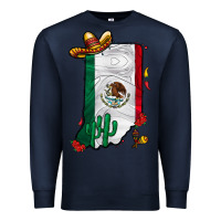 Navy mexican indiana Premium Sweatshirt - CowhideDigitalArt