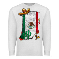 Oatmeal Heather mexican indiana Premium Sweatshirt - CowhideDigitalArt