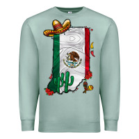 Seafoam mexican indiana Premium Sweatshirt - CowhideDigitalArt