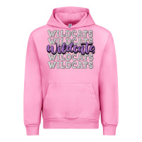 Fuchsia Pink wildcats football Urban Hoodie - MaliasSmallBusiness