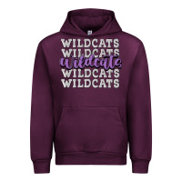Mauve Wine wildcats football Urban Hoodie - MaliasSmallBusiness