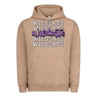 Pigment Burro wildcats football Urban Hoodie - MaliasSmallBusiness