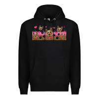Black yorkie dogs Premium Hoodie - Jasminsmagicworld