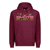 Burgundy yorkie dogs Premium Hoodie - Jasminsmagicworld