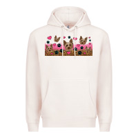 Pale Pink yorkie dogs Premium Hoodie - Jasminsmagicworld