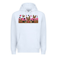 White yorkie dogs Premium Hoodie - Jasminsmagicworld