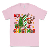 Bubblegum Pink my first christmas Classic Tee - Zillion Design Studio