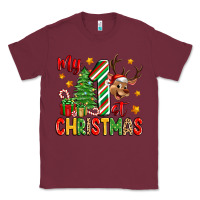 Burgundy my first christmas Classic Tee - Zillion Design Studio